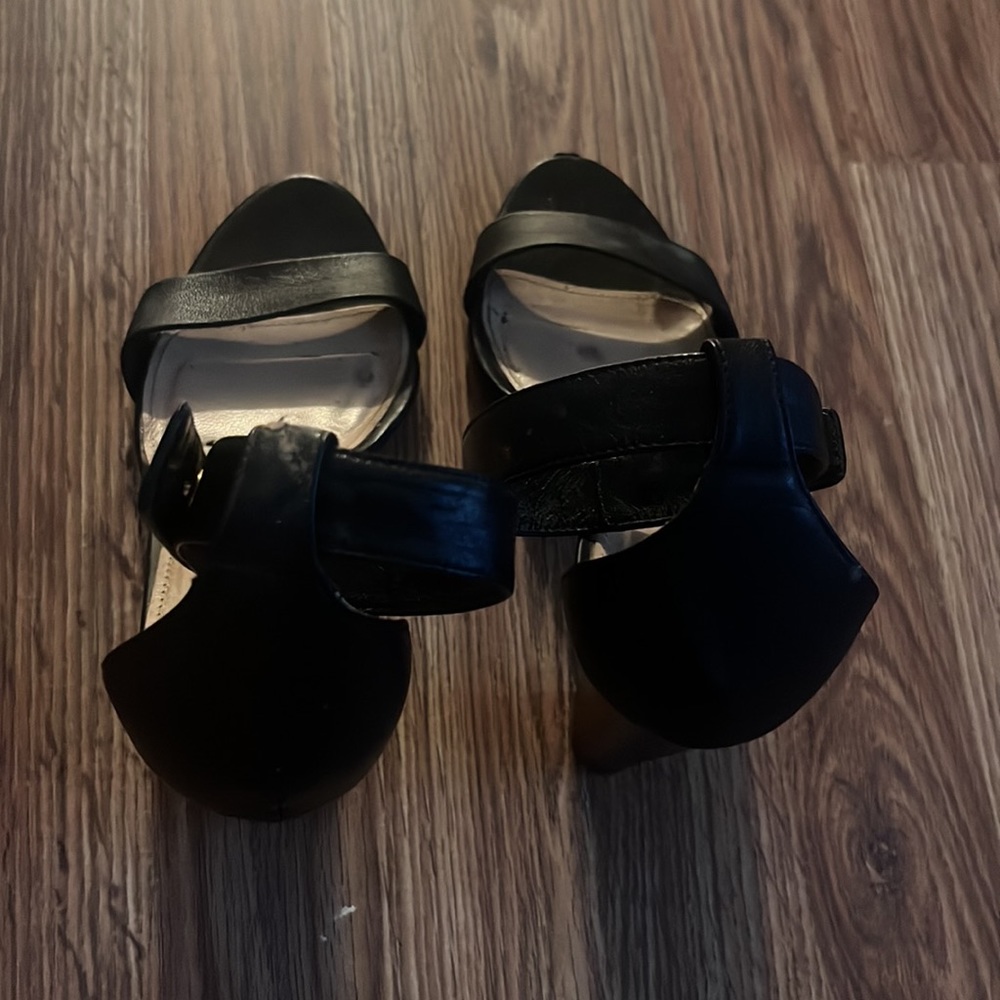 JCrew Lanie Stacked-Heel Sandals - Picture 3 of 9